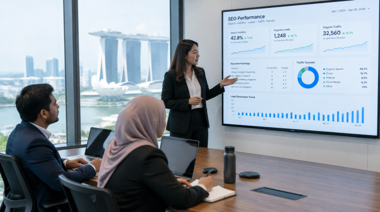 How Singapore SEO Teams Should Report to Leadership