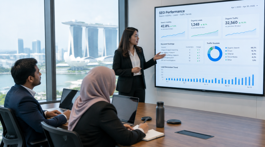 SEO Reporting to Leadership Singapore